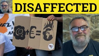 🔵 Disaffected Meaning - Disaffected Examples - Disaffected Definition - GRE Vocabulary - Disaffected