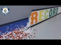 Longest Domino Wall Topple - Guinness World Records