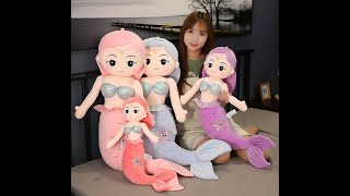 Mermaid plush doll