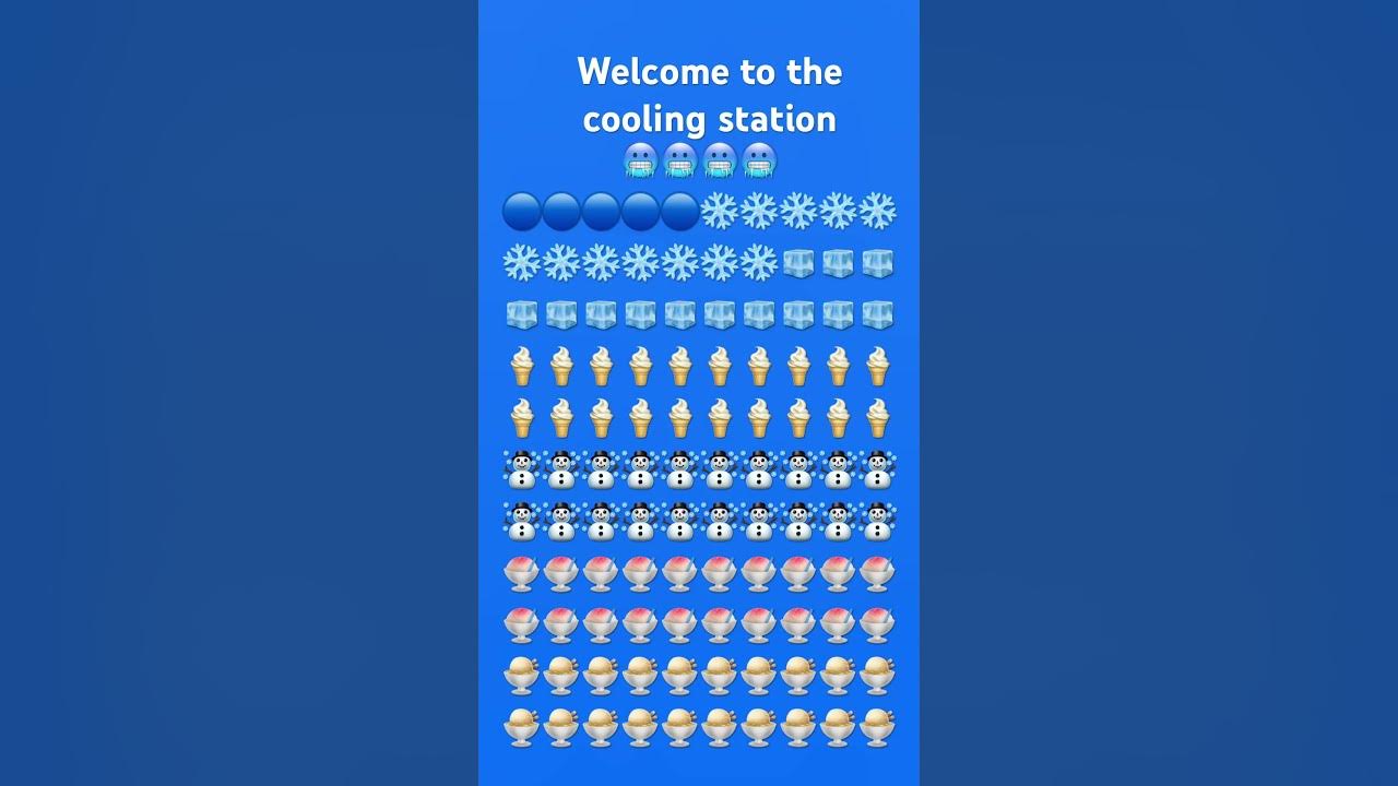 Welcome to the cooling station }cold #emoji #song #coolingstation 🥶❄️🧊~||￼