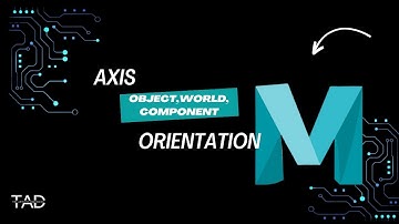 Maya Tutorial : World, Object and Component Axis Orientation