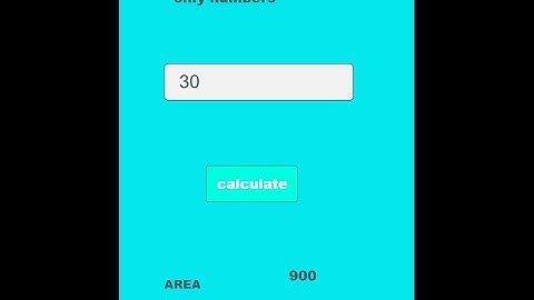 Square calculator at Code org app lab