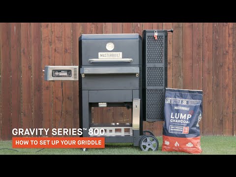 How to Set Up Your Griddle on the Masterbuilt Gravity Series 800 Griddle