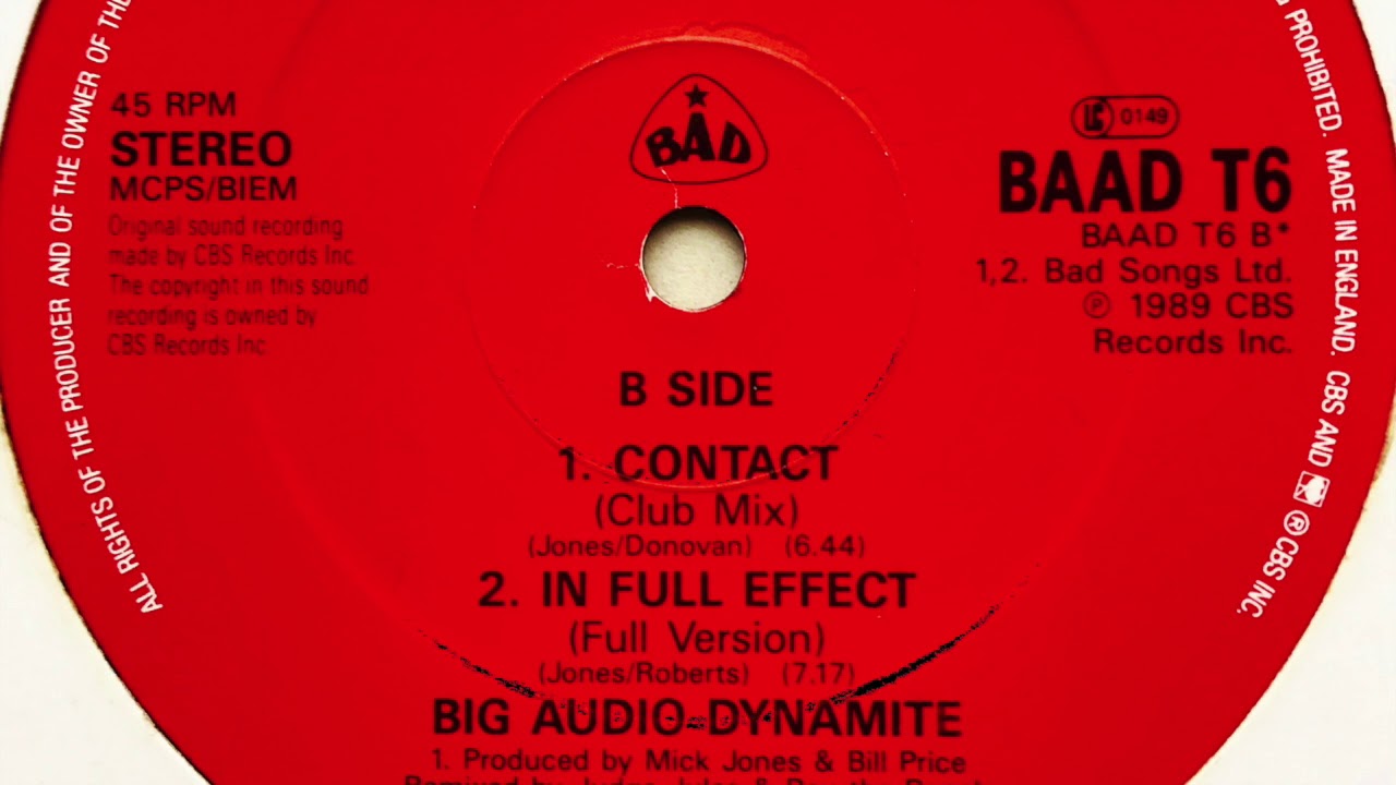 Big Audio Dynamite • In Full Effect (Full Version) - YouTube