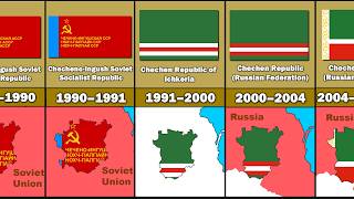 Evolution of Chechnya's Flag and Territory