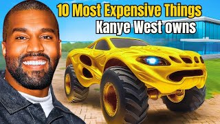 10 Most Expensive Things Kanye West owns | Luxurious Life