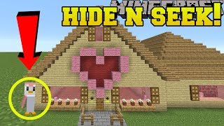 Minecraft: PENGUINS HIDE AND SEEK!!  Morph Hide And Seek  Modded MiniGame