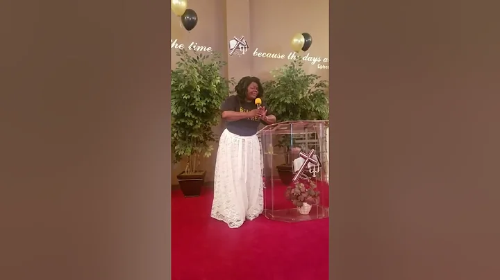 Pastor Hattie Hopkins, Preaching at Breaking Free ...