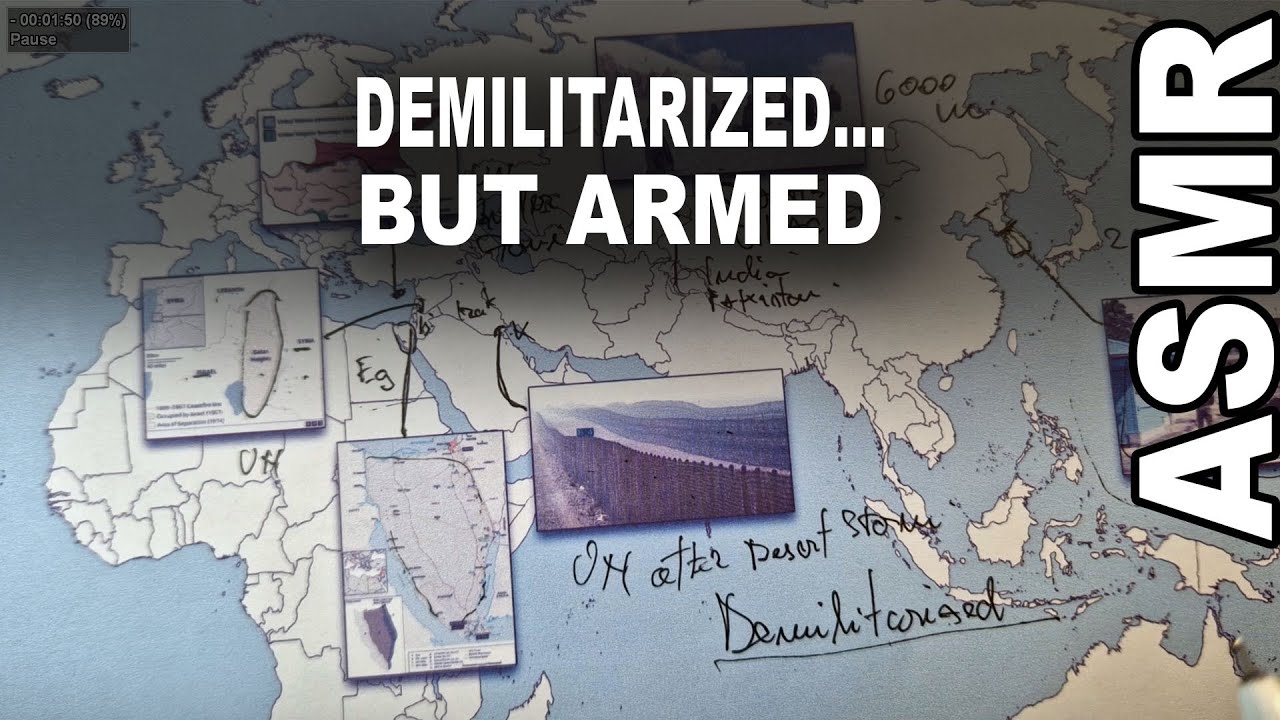 Demilitarized Zones that are… Very Armed and Militarized | ASMR history + tracing