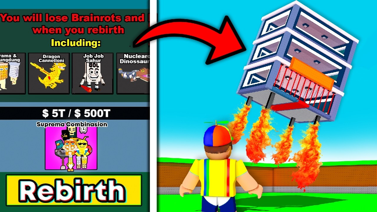 I Found The SUPER HIDDEN REBIRTH?! In Steal a Brainrot