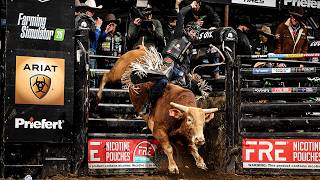 Jess Lockwood rides Show Me The Money for 87 75 Points PBR UTB Highlight