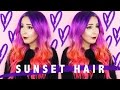 How To: Sunset Ombré Hair! | by tashaleelyn