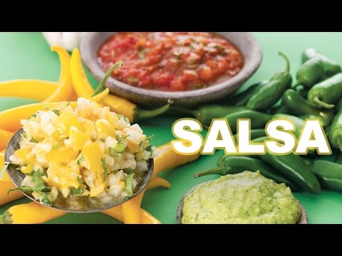 Hjemmelaget salsa til taco | Chunky Salsa | Gul salsa | Grønn salsa