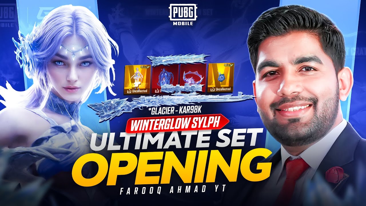 Winterglow Sylph Ultimate Set & Glacier Kar98K | 🔥 PUBG MOBILE 🔥