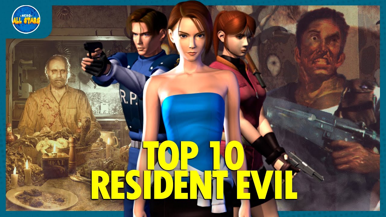 TOP 10: RESIDENT EVIL | Lista dos Melhores de Todos os Tempos - YouTube