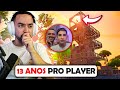 Joguei fortnite com construes com o pro player de 13 anos sandrinho 