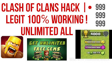Clash of clans | Unlimited Coins | Elixir | Gems • Hack  | Working 100℅