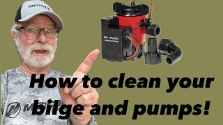 how to keep your bilge pumps clean and working as they should #boating #fishing
