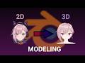 | Blender | Anime Style Head - Speed Modeling | Rina |