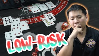 LOWRISK BLACKJACK SYSTEM! Mendelchuck Betting System | Live Blackjack