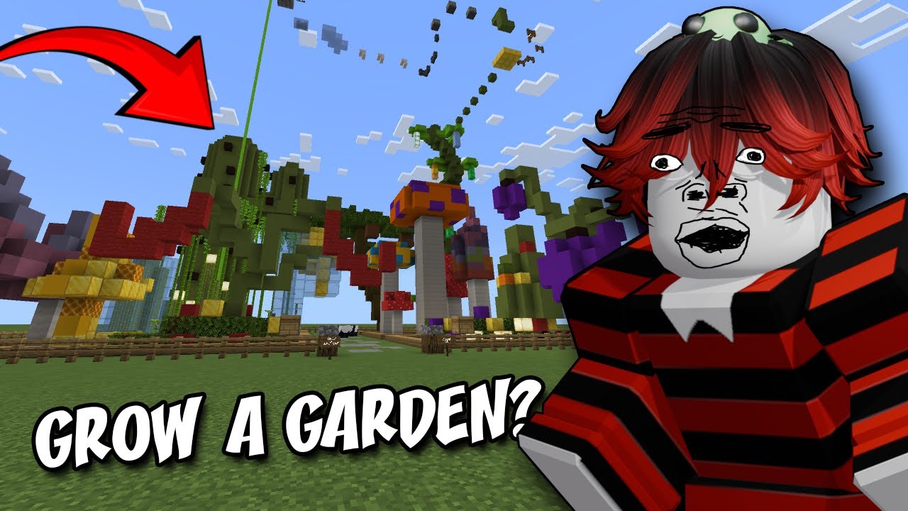Grow a Garden in MINECRAFT!