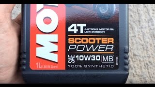 Cambio De Aceite  Oil Change  Honda Sh125i 20122016 motor Esp