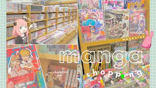 manga shopping in LA ~ manga vlog, anime merch, chainsaw man, spy x family, demon slayer