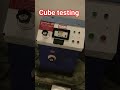 CTM Machine Cube test and Calculation.#civilengineering #shorts #railwaywork #knowledge