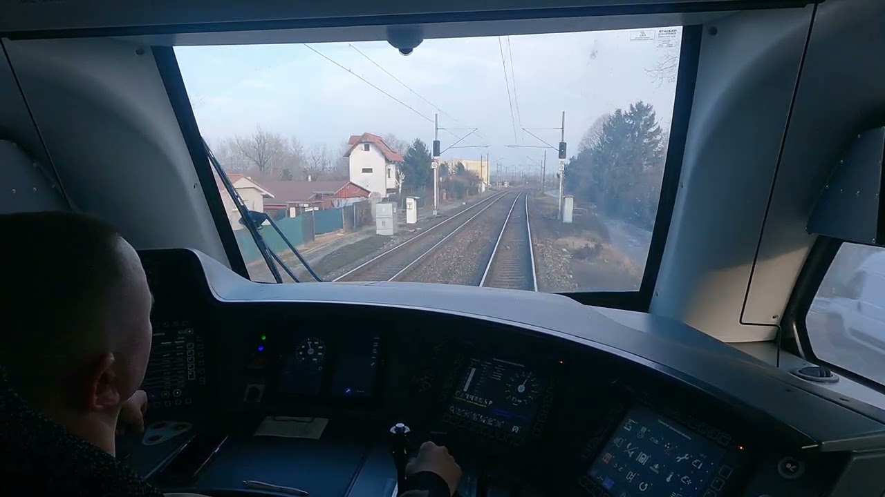 Pohľad rušňovodiča na trati Bratislava - Nové Zámky