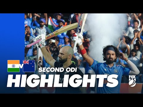 Rahul & Mitchell steal the show 💪 I India v New Zealand 2nd ODI Full Match Highlights I Fox Cricket