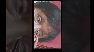 Pink Glitter Eye Look #shorts #ytshorts #art