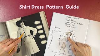 Vintage Sewing: Pierre Cardin Shirt Dress Pattern Adaptation