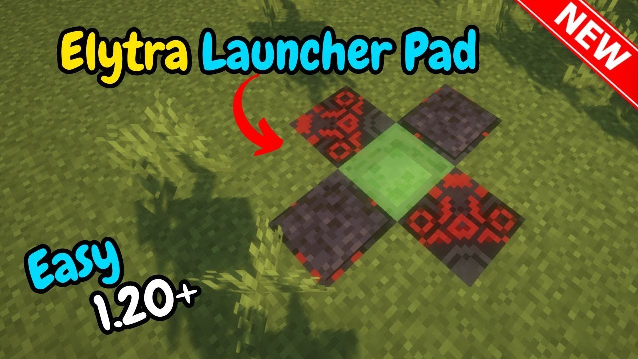 How to make elytra launch pad for minecraft (2025) - YouTube