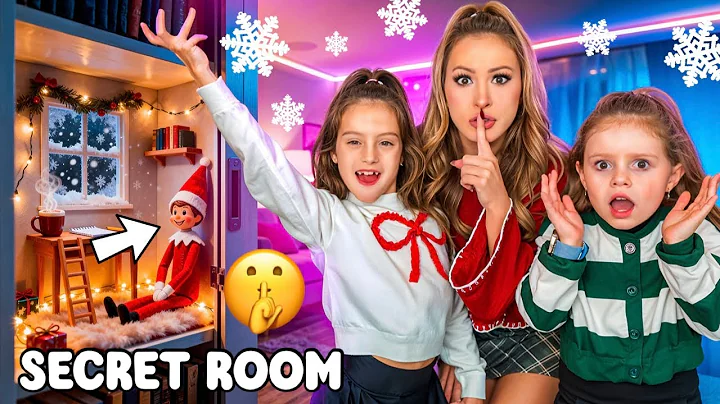 WE MADE THE ELF ON THE SHELF A SECRET ROOM 😱🤫 #christmas #decoration #secret #creative #fun #magic