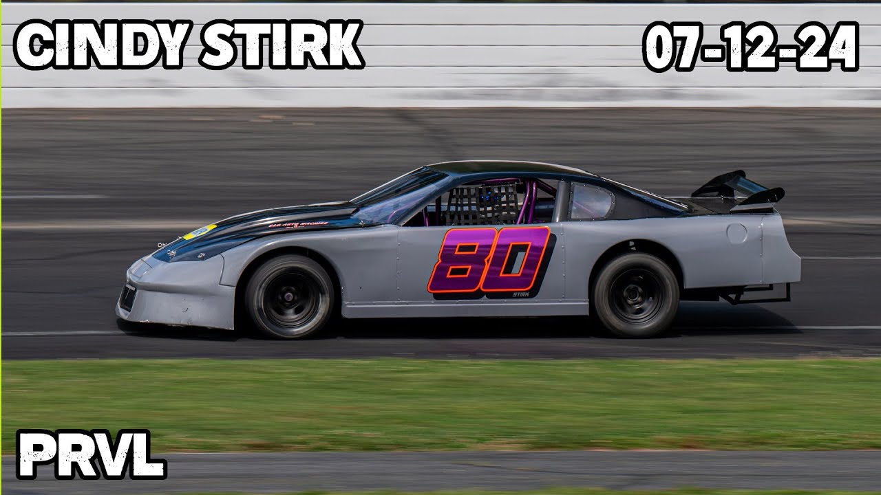 Cindy Stirk | #80 Limited Late Model (STAFFORD // 07-12-24) - YouTube
