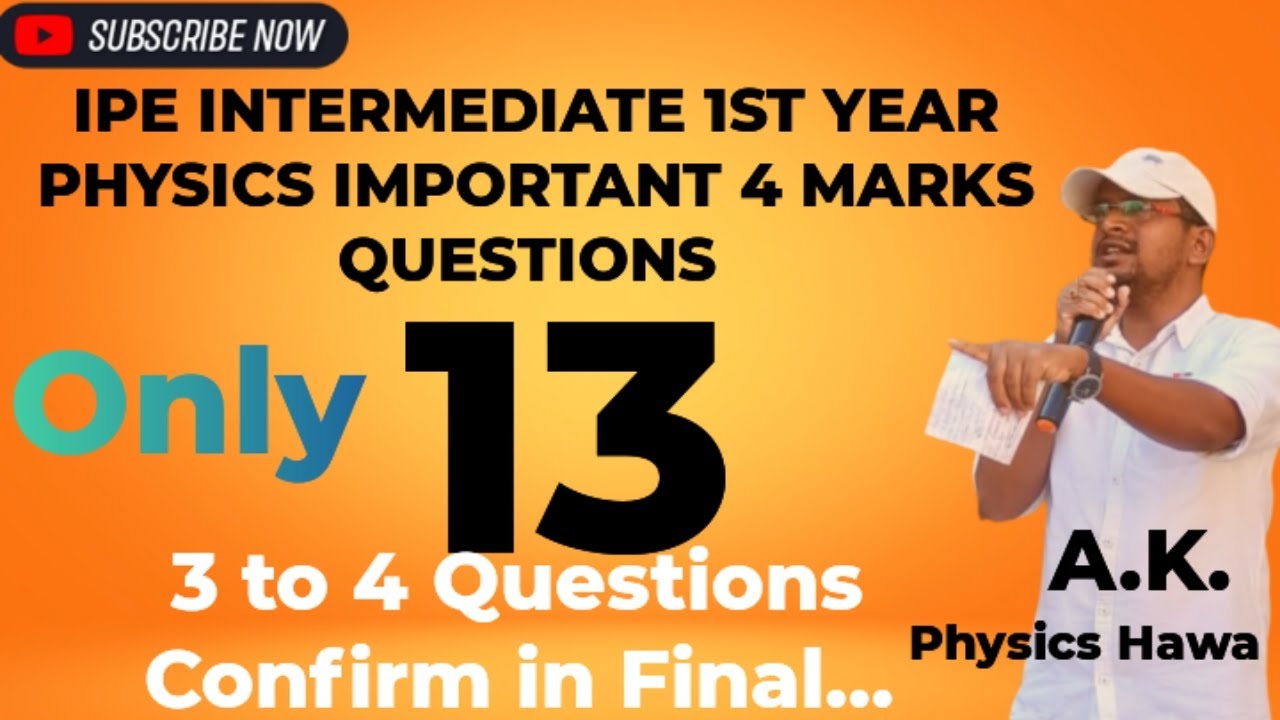 Very Very Important 4marks Answers in physics for intermediate 1st year students...@Physics Hawa