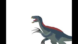 Therizinosaurus roar test (Pivot animator)