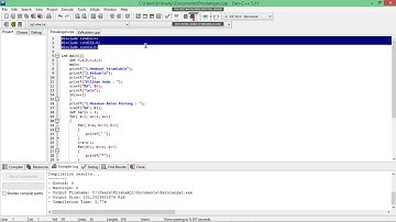 Membuat Piramida Bintang Dengan Bahasa C
