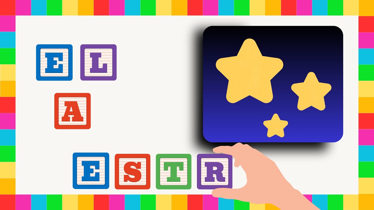 🌞ABC - Aprendendo a Ler e a Escrever ESTRELA 🌟 | Alfabeto infantil ...