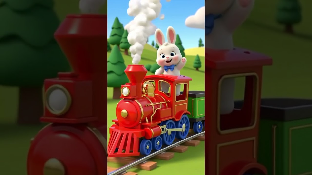 Choo Choo Train Ride 🚂 | Fun Baby Animal Adventure | Pixar-Style Kids Story 