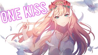 [Nightcore] - One Kiss (Lyrics) {Calvin Harris, Dua Lipa}