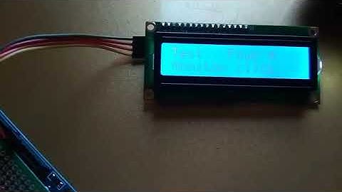 encoder 1602 arduino menu