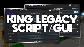 King Legacy Script / Hack GUI | Give Devil Fruits | Auto Farm + Kill Players