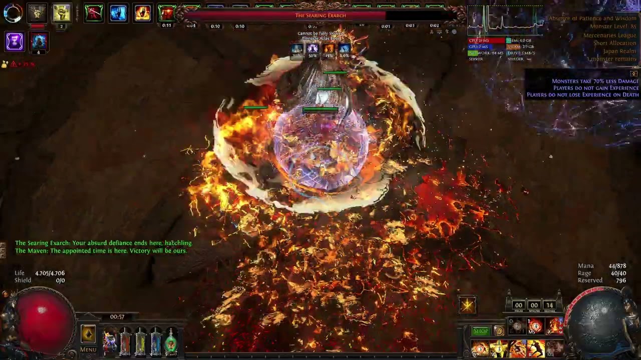 POE 3.26 - Slayer Volcanic Fissure of Snaking - UBER EXARCH