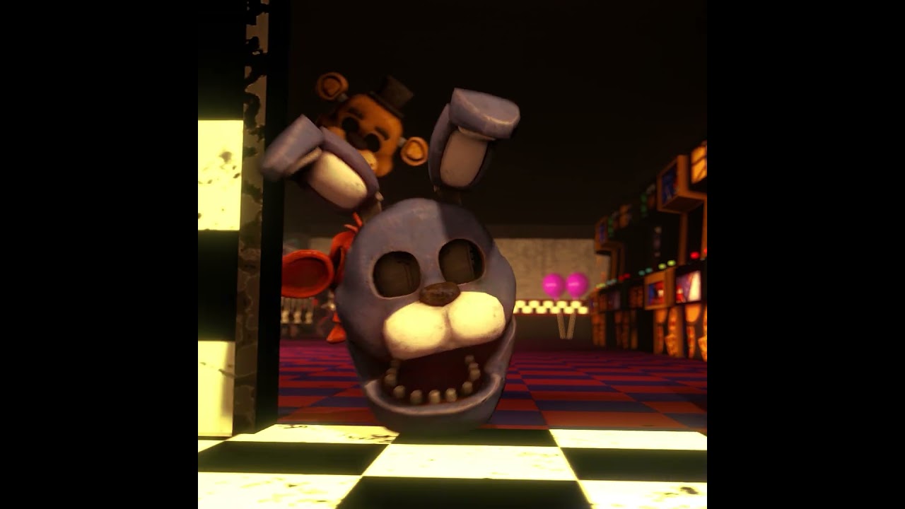 FNAF animatronics’ heads drift away from Toxic animatronics