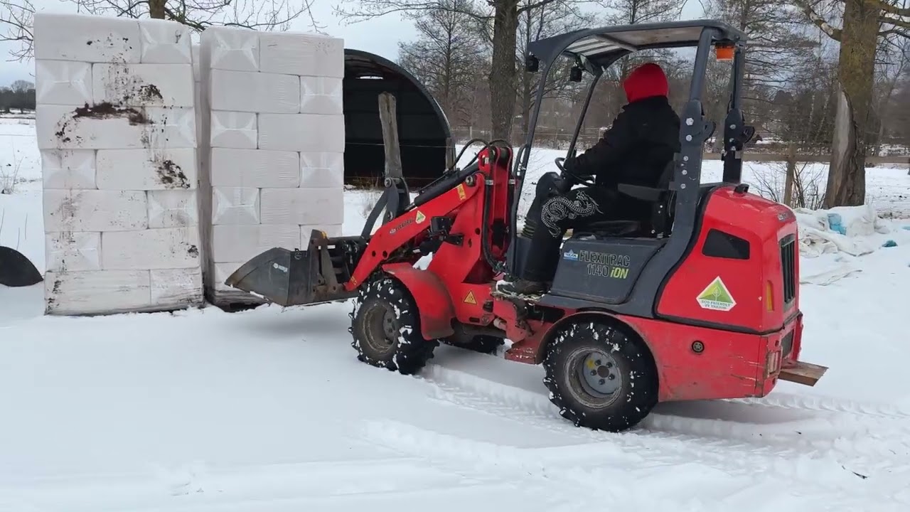 Eldriven 4WD kompaktlastare Flexitrac 1140 iON