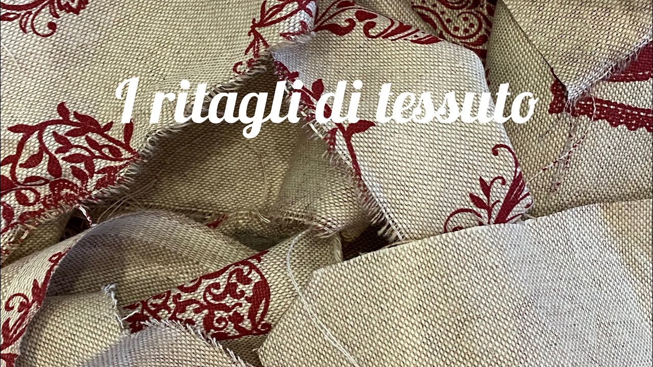 Dai ritagli di tessuto un bellissimo regalo per me😜😂👍