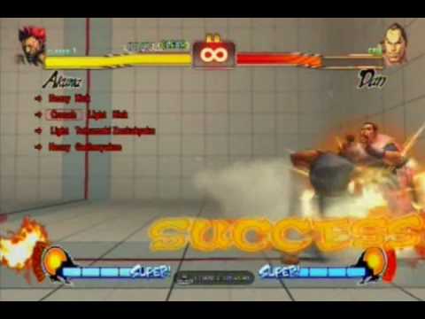 SF4: All challenges must be accepted ('hard trial plus' combos)
