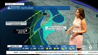 Overcast skies Monday morning ahead of a partly cloudy afternoon