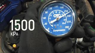 2010 MINI COOPER 1.6L N12 FWD MANUAL Compression Test